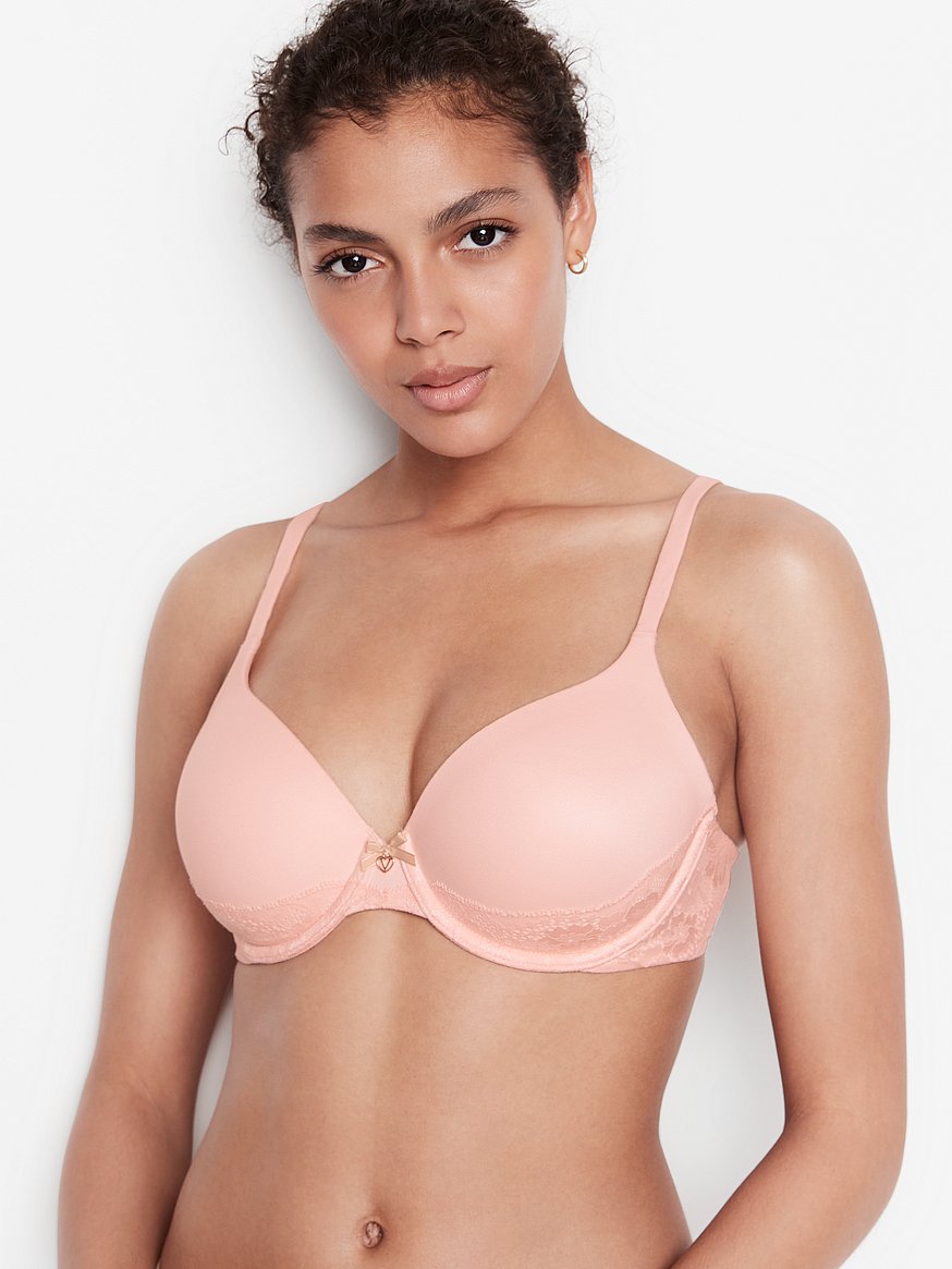 Buy Victoria's Secret PINK Caramel Nude Lightly Lined Bra from Next  Luxembourg