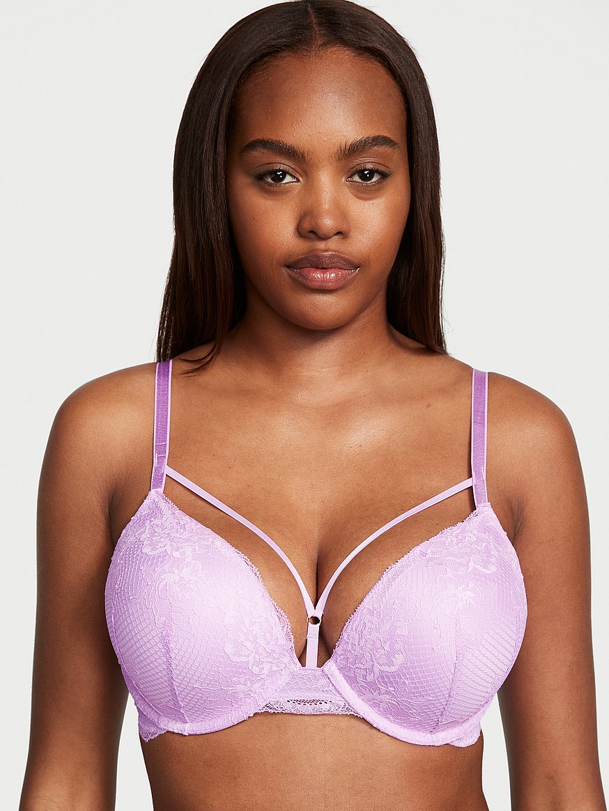Victoria's Secret Bombshell Bra (purple lace) Purple Size 32 B - $23