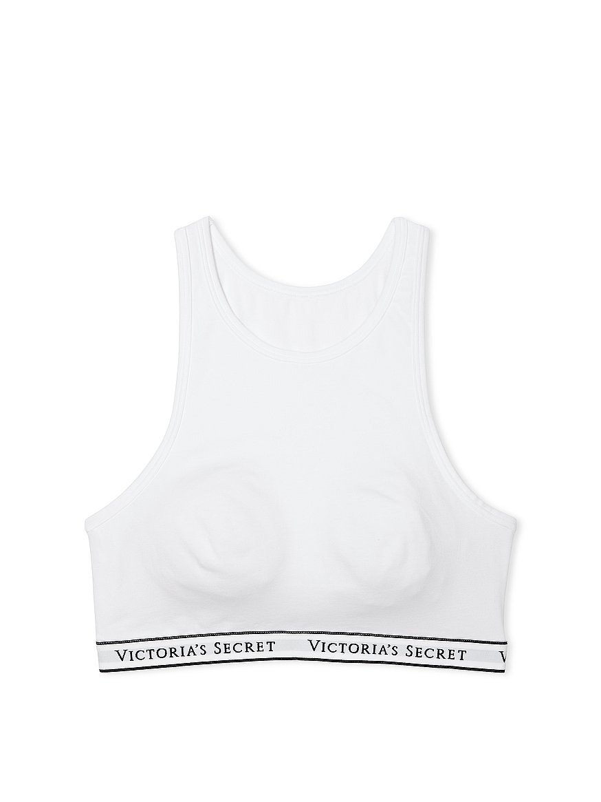 Victorias Secret Perfect Comfort Unlined Racerback Bralette Bra XLarge Black