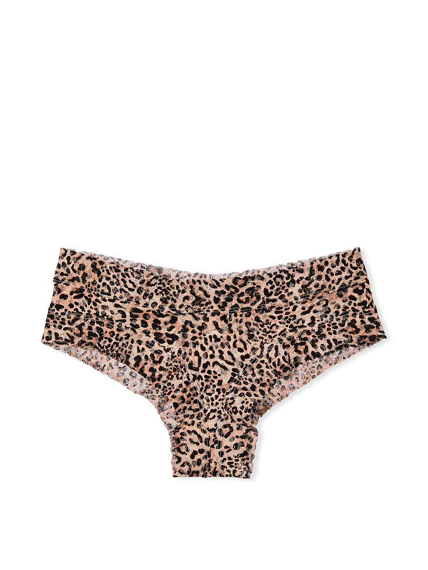 Victoria's Secret Very Sexy Lace Up Thong Panty High Rise Leopard