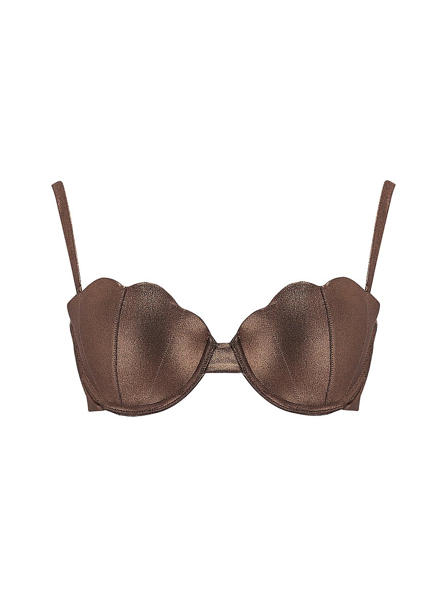 UNDERSTANCE - Arabella sheer lift bra - Apricot Size 32 - 38