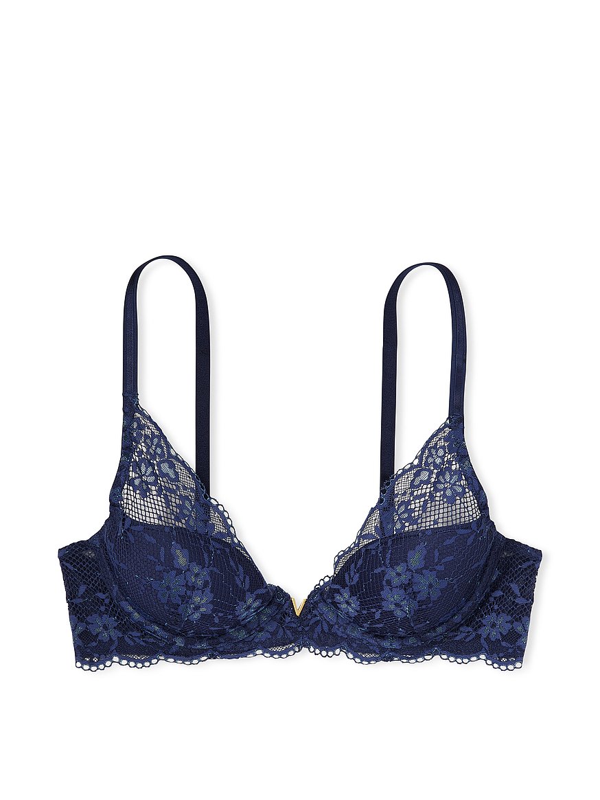Buy White DD+ Non Pad Plunge Comfort Lace Bra from Next USA