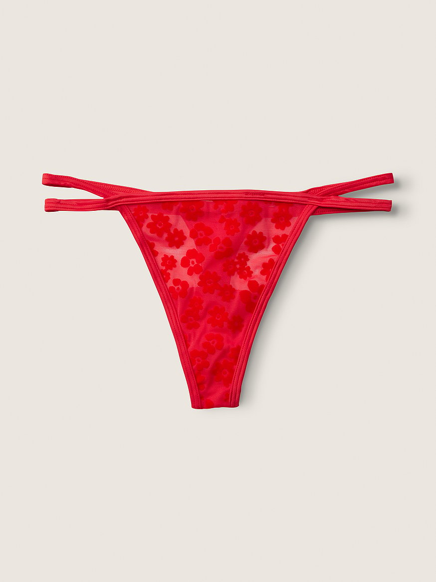 Pink daisy mesh underwire bra – The Pantry Underwear