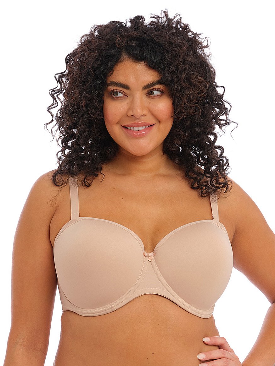 Elomi Smoothing Underwire Foam Molded Strapless Bra, Nude, 38DD - Discount  Scrubs and Fashion