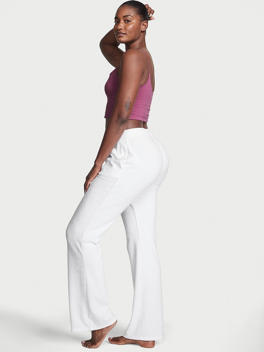 Fit And Flare Soft Terry Pant