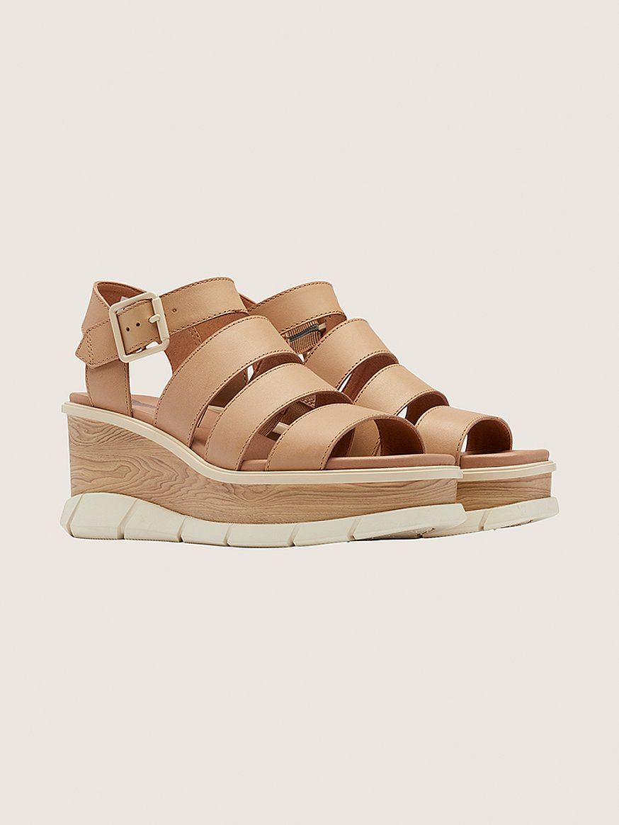 JOANIE III ANKLE STRAP WEDGE SANDAL Sorel pink