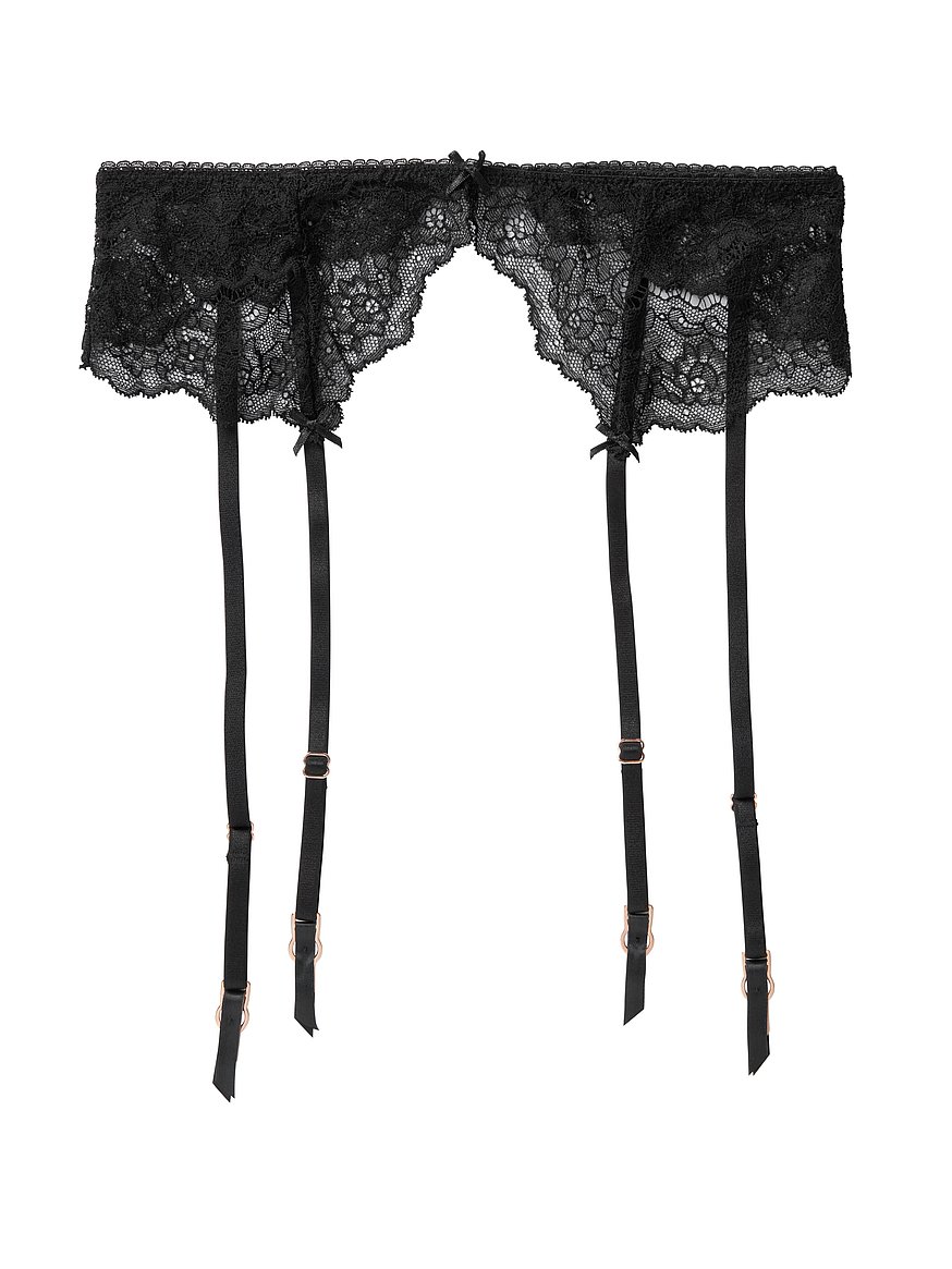 Buy Shine Strap Lace Garter Belt - Order Garters online 5000008111 -  Victoria's Secret US