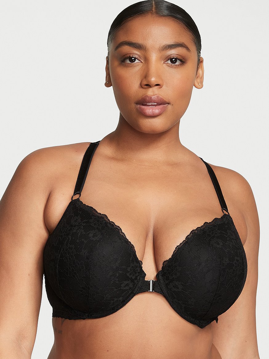 Buy Victoria's Secret Black Lace Lightly Lined Demi Bra from Next Luxembourg