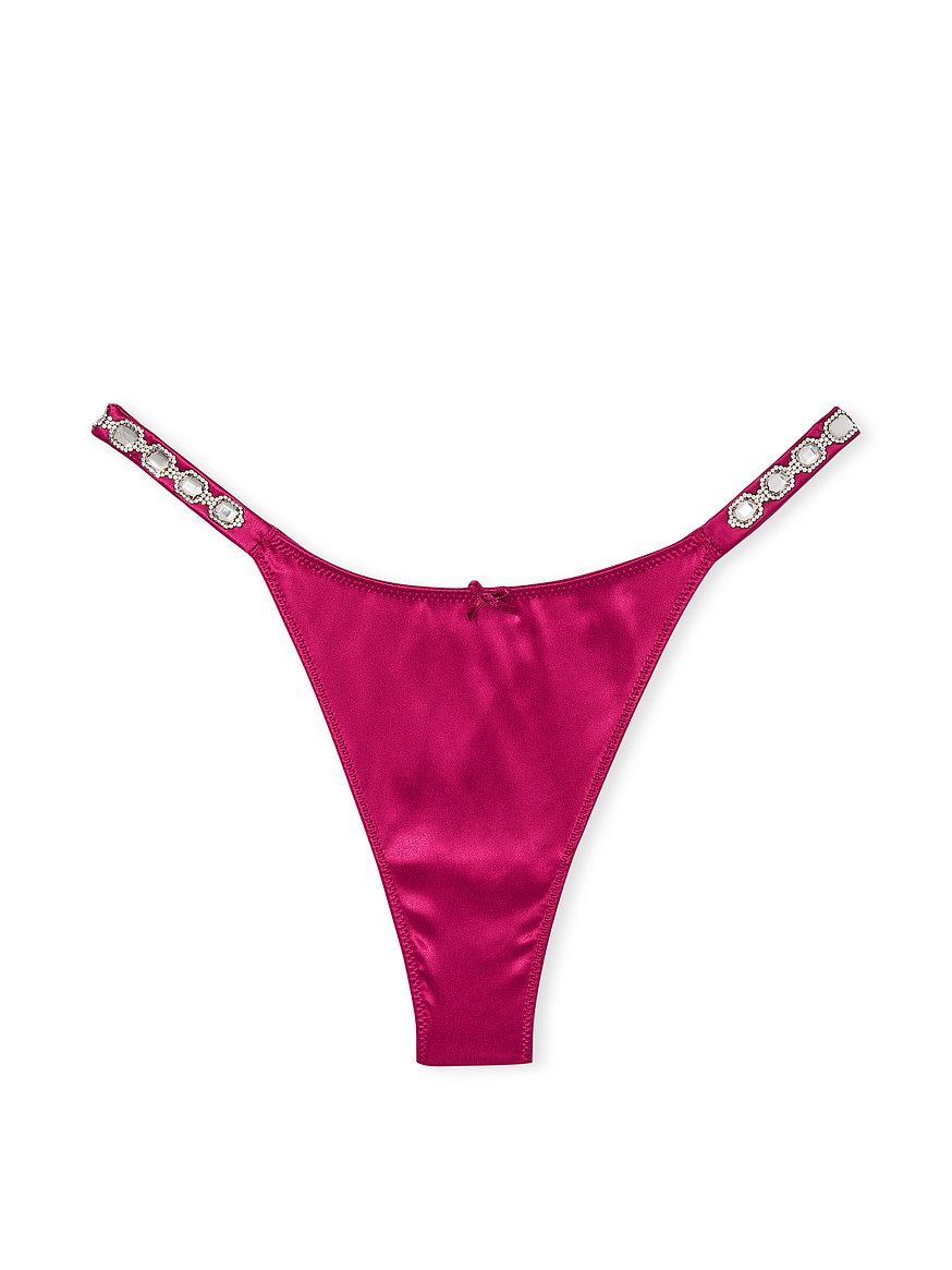 Buy 3-Pack Bejeweled Charm V-String Panties - Order Panties online  1121018200 - Victoria's Secret US