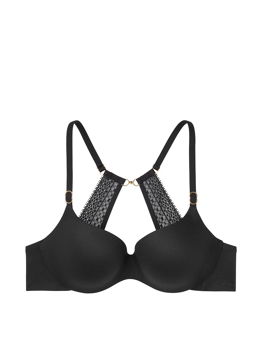 Victorias Secret bra 34B body by victoria unlined demi jet new vintage  black