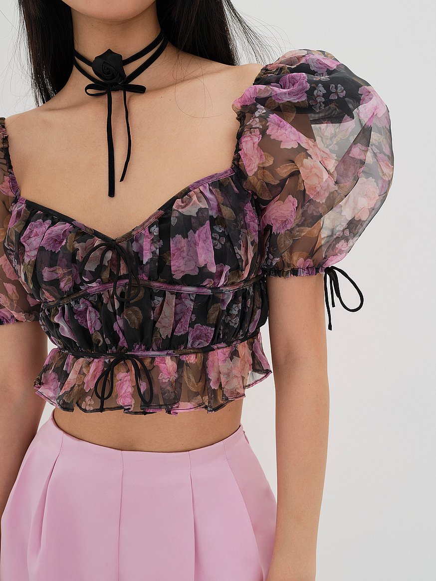 Stylish Suede Crop Top from Victoria's Secret