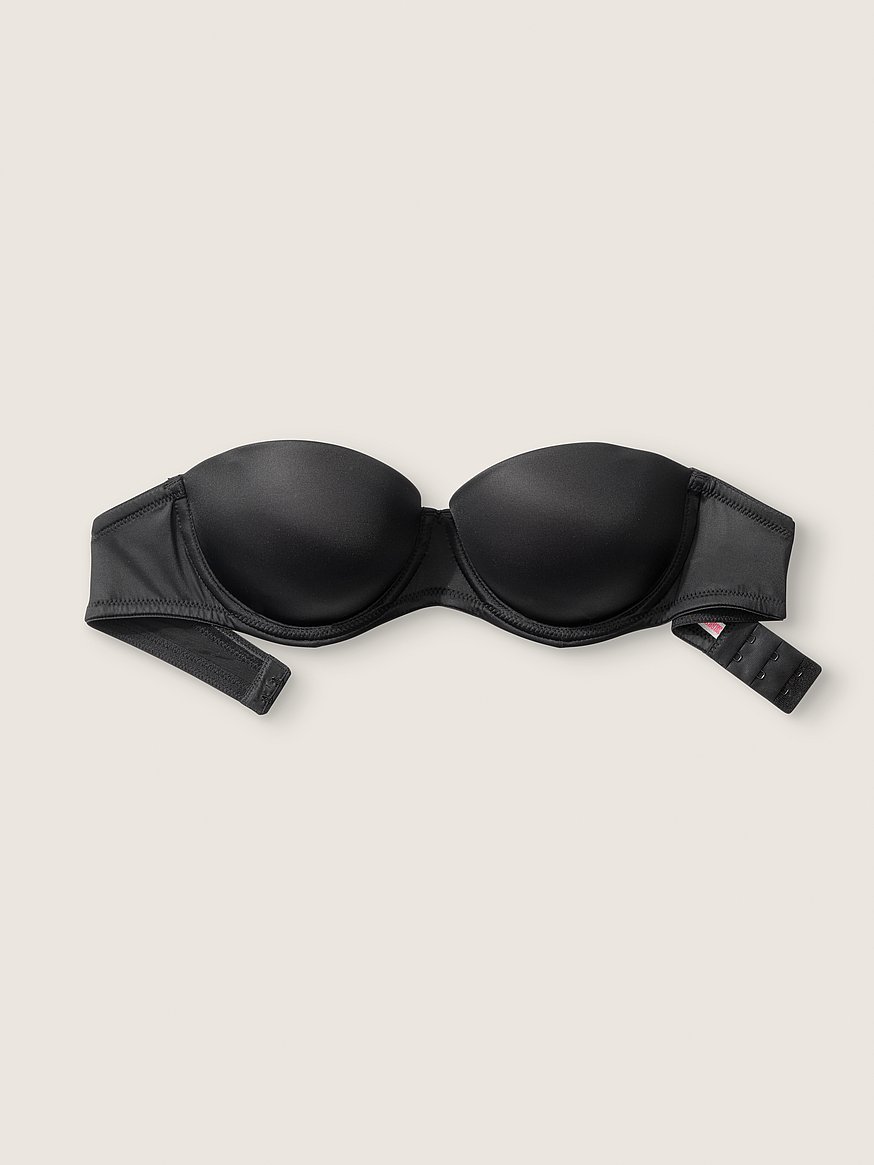 Victoria'S Secret Strapless & Multiway  Very Sexy Smooth Strapless Plunge  Push Up Bra Black - Womens · Clean Livin Life