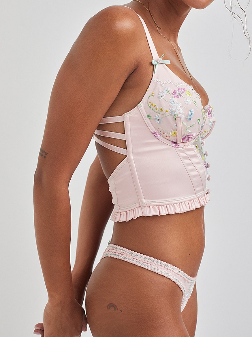 For Love & Lemons hotsell Midsummer Floral Bustier