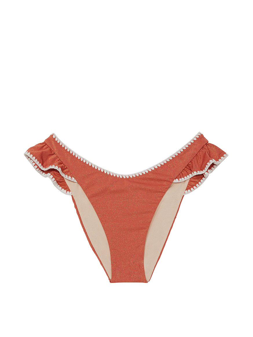 Panache CROCHET PRINT Marisa Fold Waist Bikini Swim Bottom, US Large, UK 14  