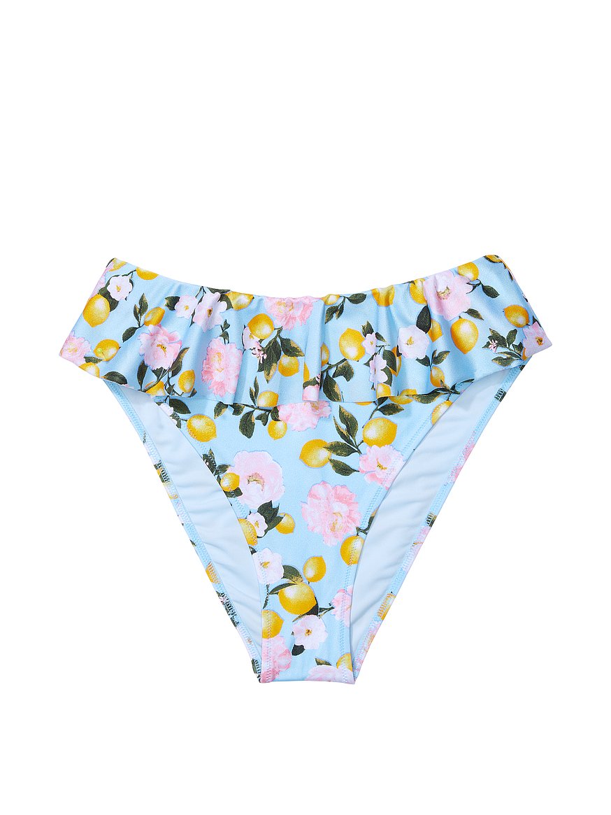 Plaid Cheeky Thong Bikini Bottoms - Sunnyside Swimwear