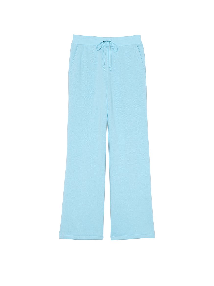 Cotton Fleece Wide-Leg Lounge Pant - VS APPAREL - VS APPAREL