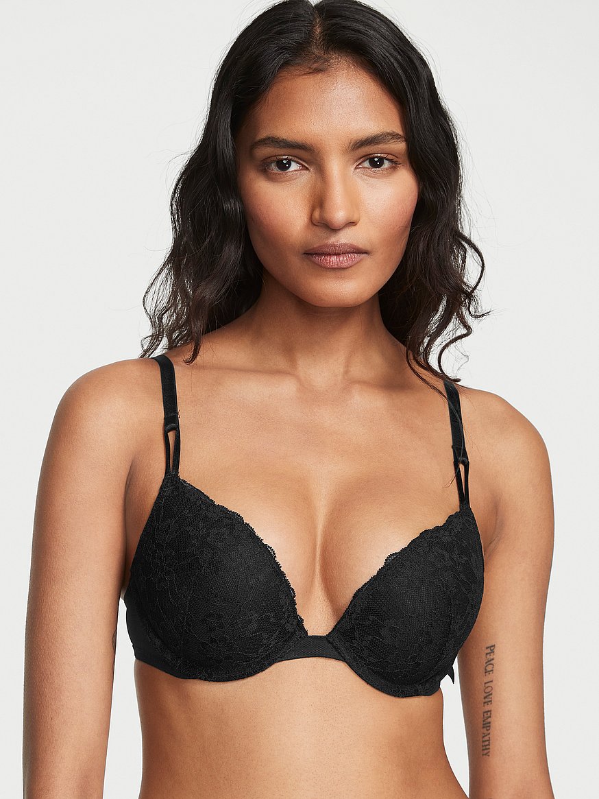 Sexy Tee Push-Up Front-Close Lace Bra