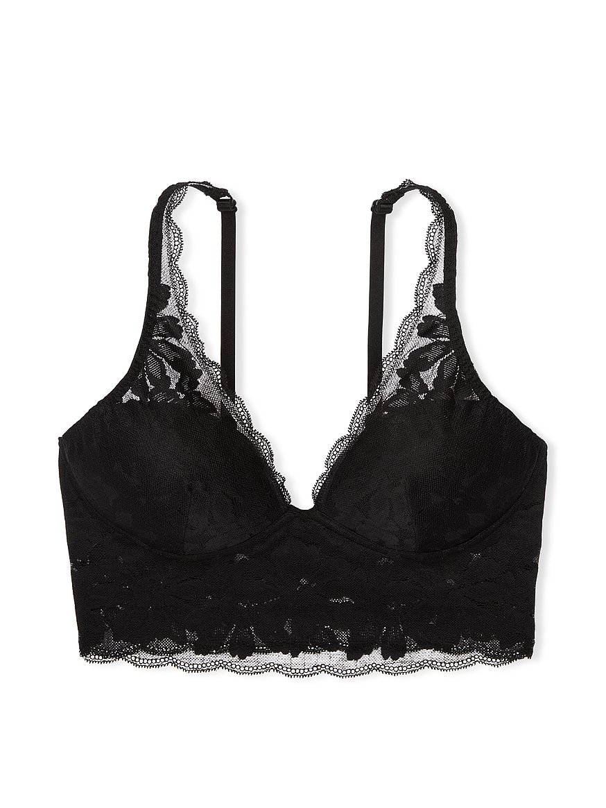 BKEssentials Full Coverage Lined Lace Bralette