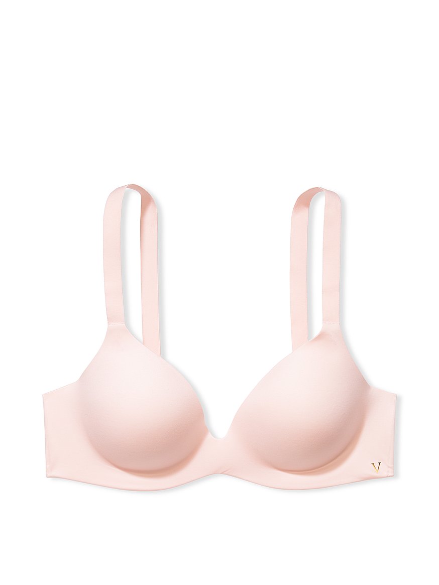 PINK - Victoria's Secret Victoria's Secret Pink Wireless Lightly Lined  Loungin Scoop Bra Tan Size M - $13 - From Sydney