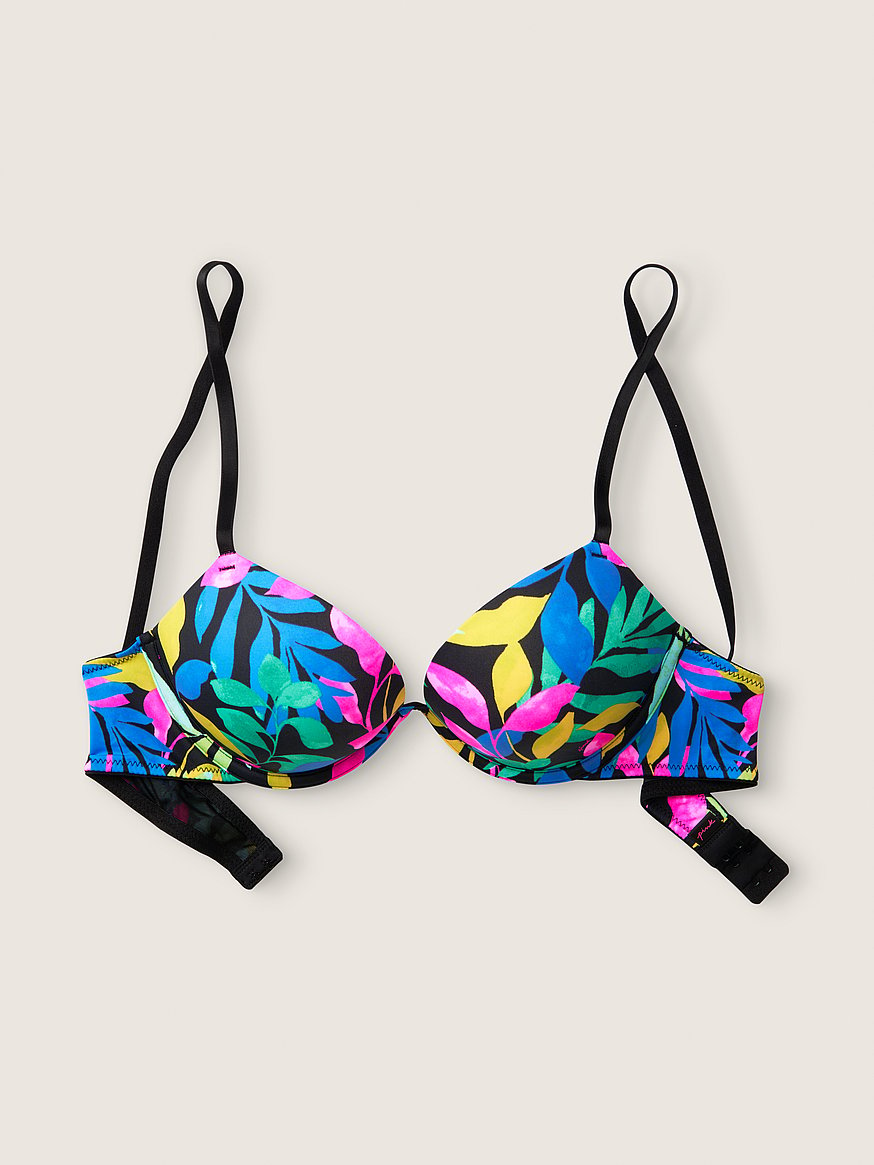 Victoria Secret Pink Super Push Up, Victoria's Secret Bombshell Push Up Bra,  Adds 2 Cups, Double Shine Strap, Bras for Women (32A-38DDD) Price: $69.
