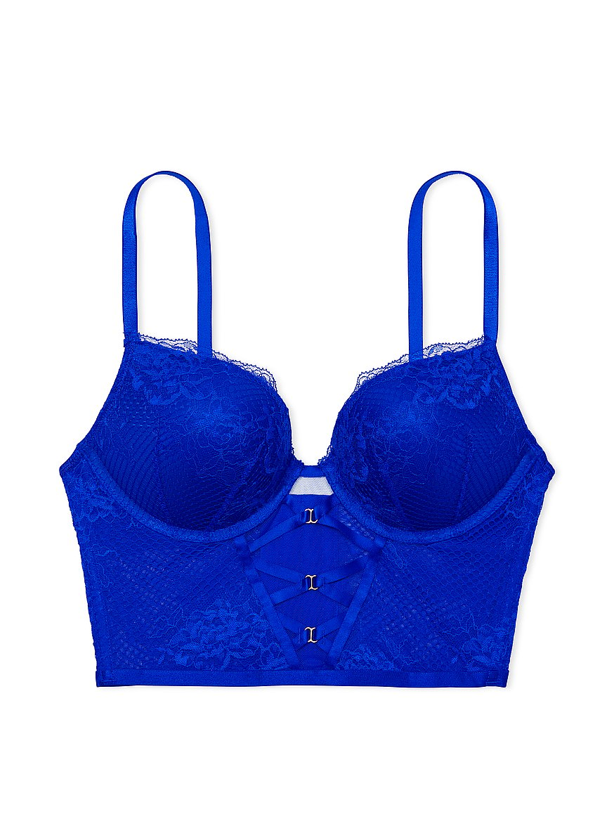 Victoria's Secret blue lace detail 33c bra