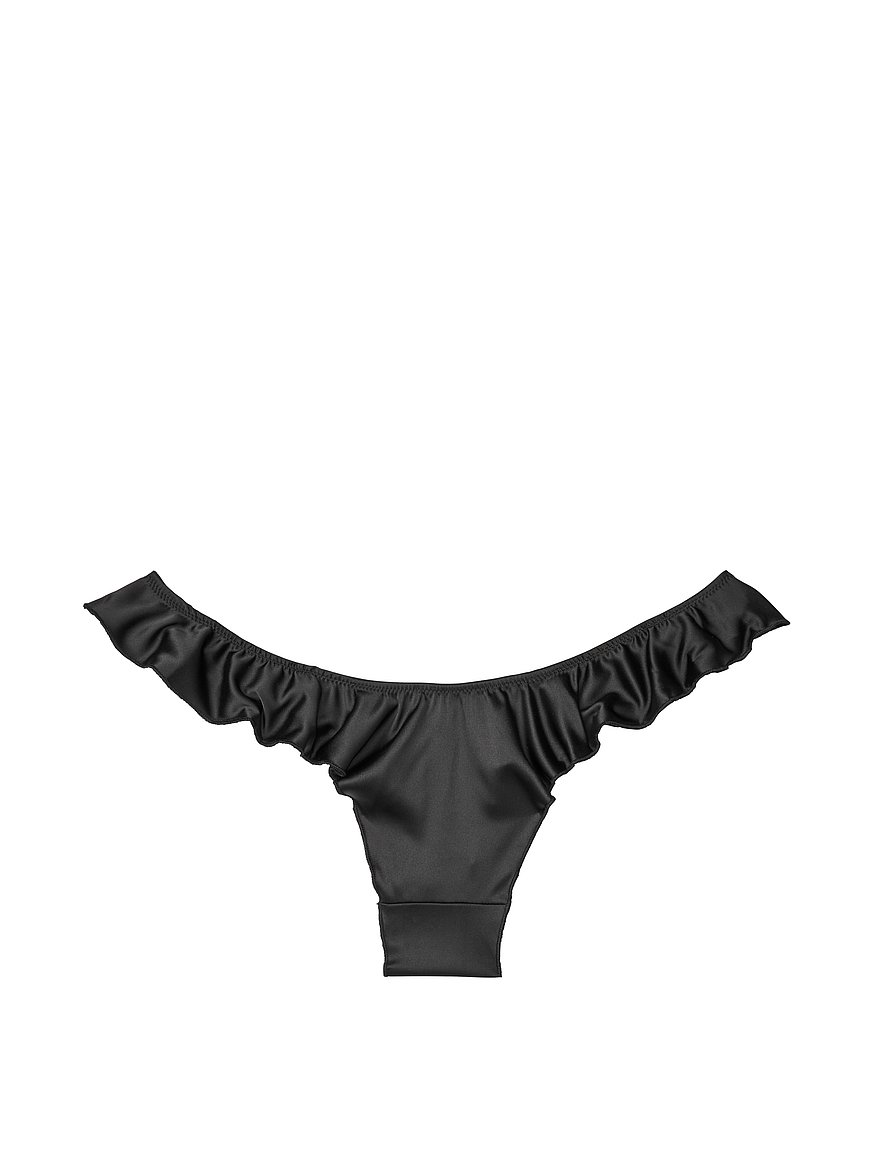 Silk Thongs Matching Underwear Sets French Cut Panties No Show