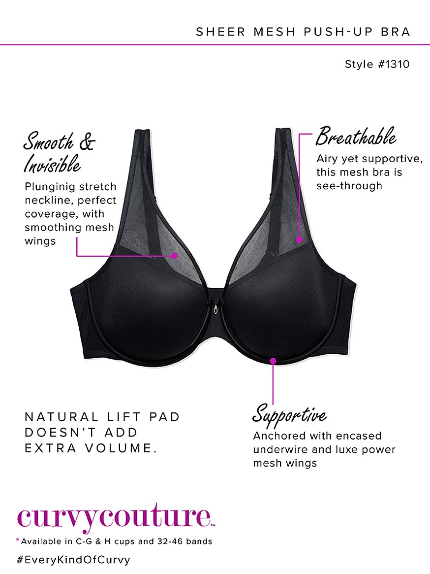 Invisible full cup bra MELODY Rose The