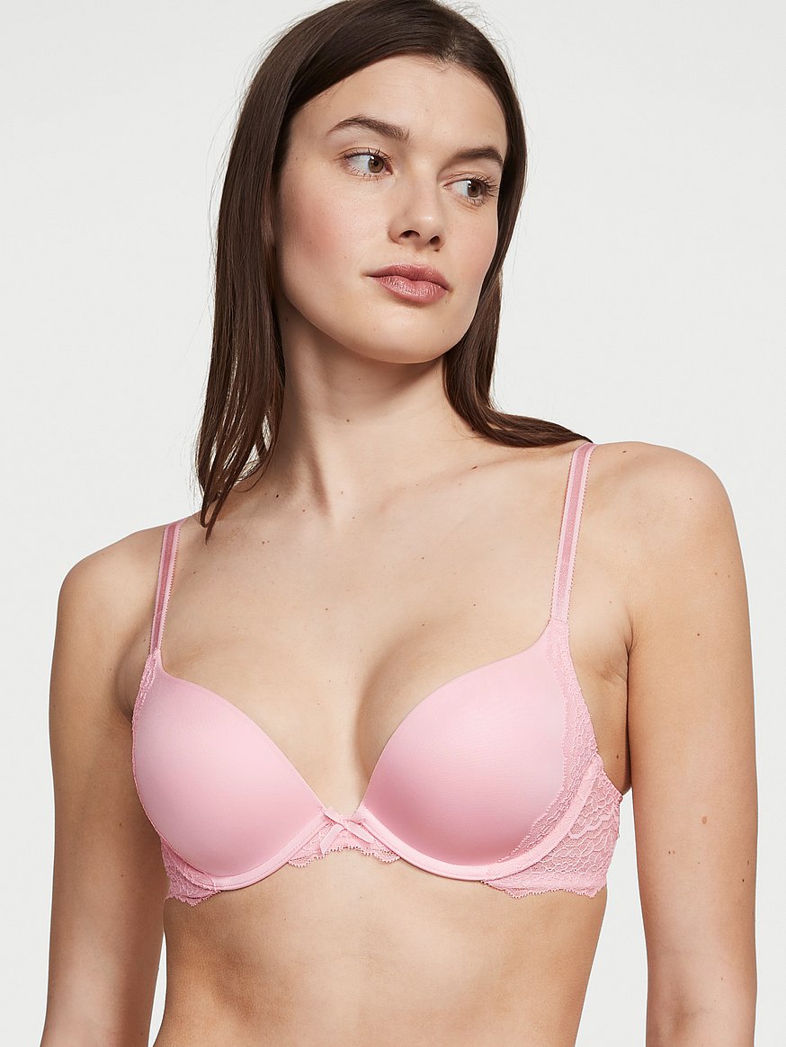 Victoria's Secret Smooth Lace Wing Push Up Bra
