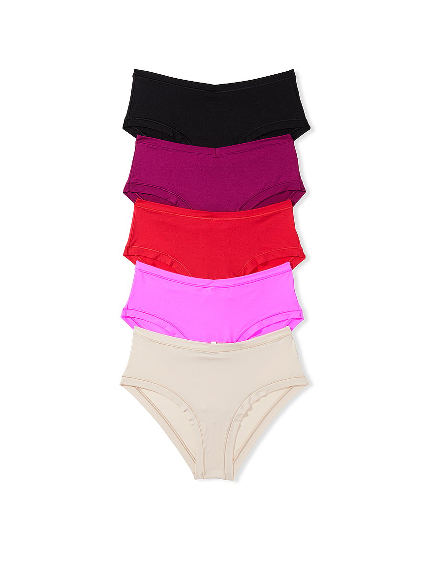 Victorias Secret Seamless Bikini Panty Pack, Underwear For Women, 7 Pack,  Core Basics