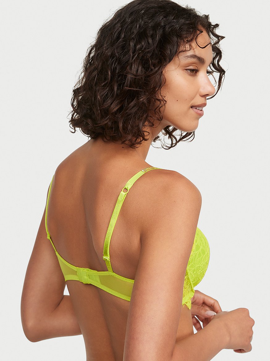 Buy Victoria's Secret Black Ivy Green Smooth Shine Strap Add 2 Cups Push Up  Bombshell Bra from Next Netherlands