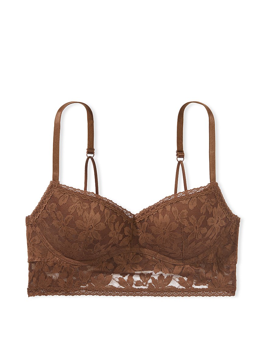 Buy Victoria's Secret PINK Coconut White Lace Wired Push Up Bralette from  Next Luxembourg