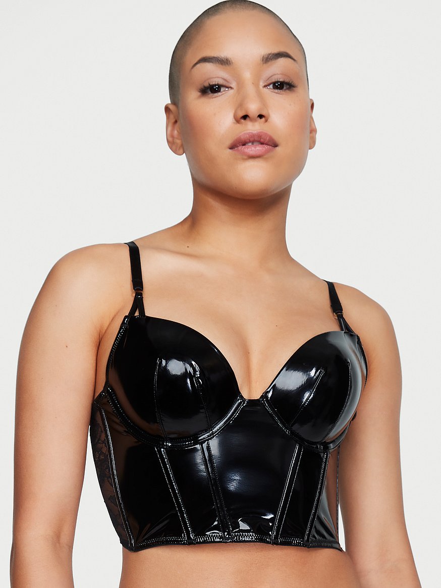 Metal Chain Push Up Bustier Crop Top Low Back Corset Bra Bralette Ins Style  Ballroom Costume For Stage, Party, Club 210714 From Lu04, $14.73
