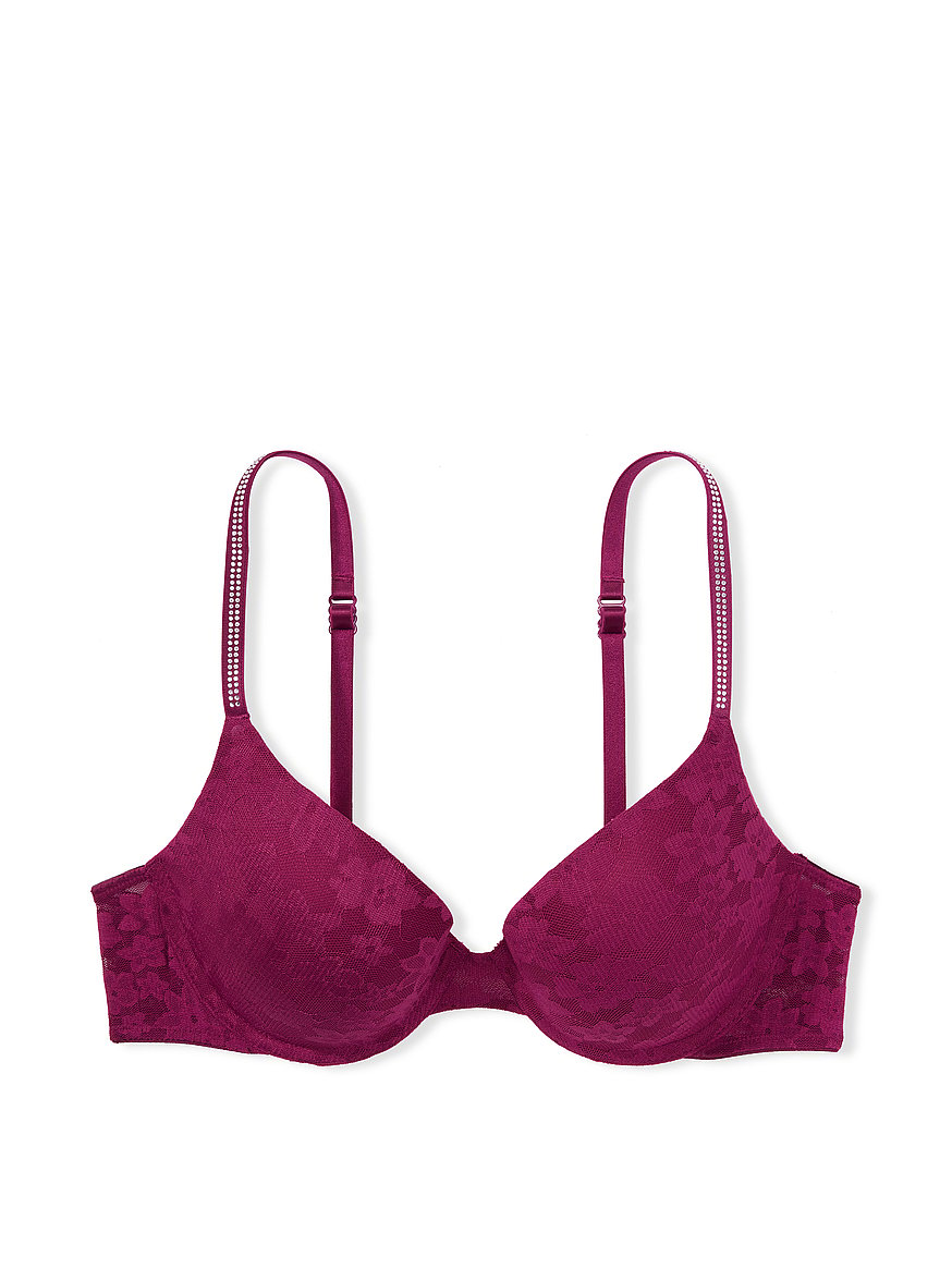 Buy Victoria's Secret PINK Red Pepper Shine Smooth Super Push Up Bra from  Next Luxembourg