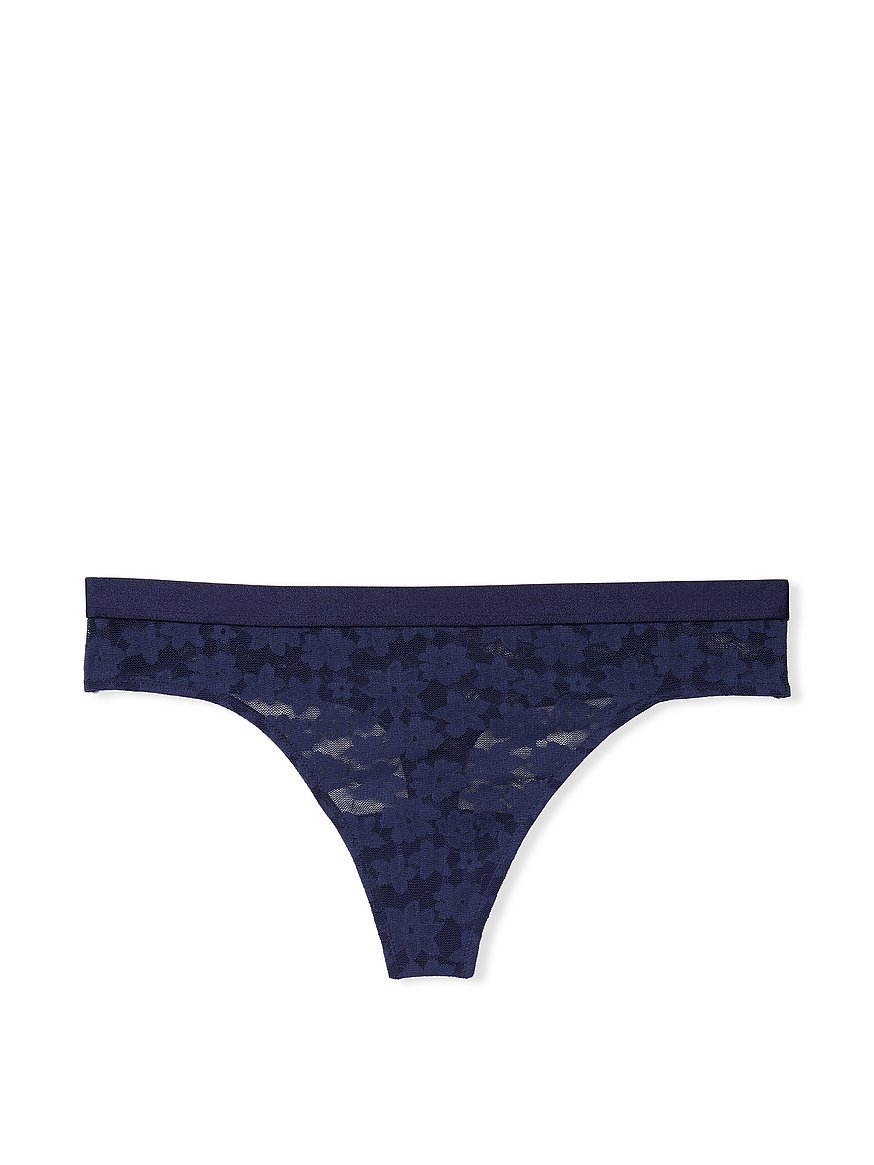 Buy Wear Everywhere Lace Thong Panty - Order Panties online 5000009627 -  PINK US