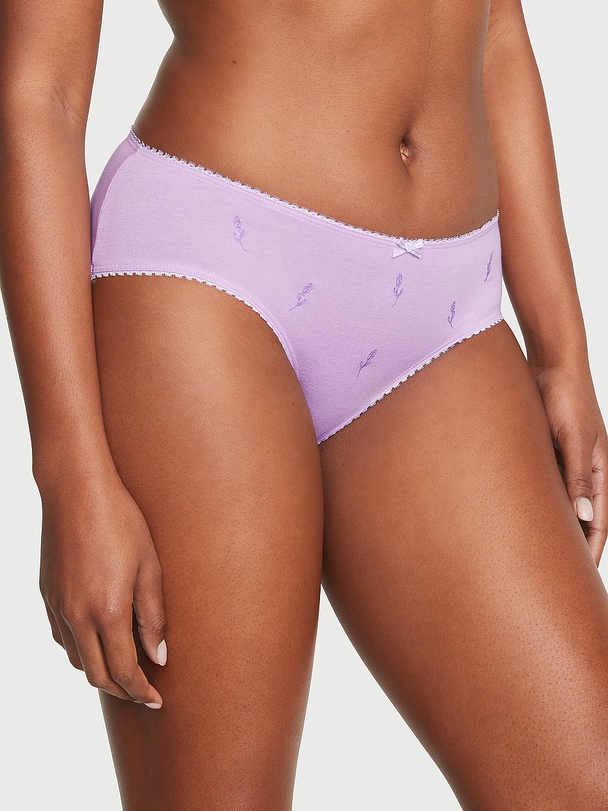 COTTON RIB PICOT LOW RISE BRIEF