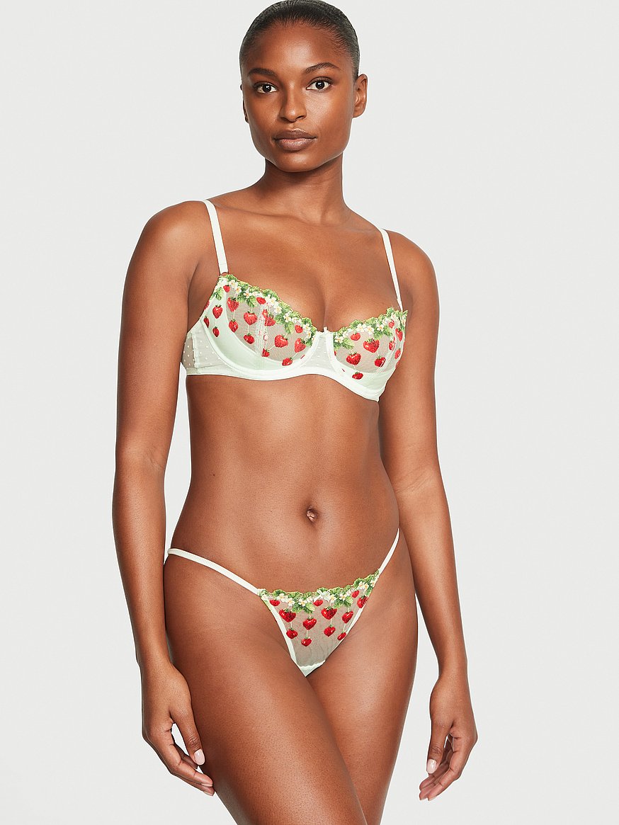 Strawberry Printed Top and Shorts Lingerie Set -  Canada