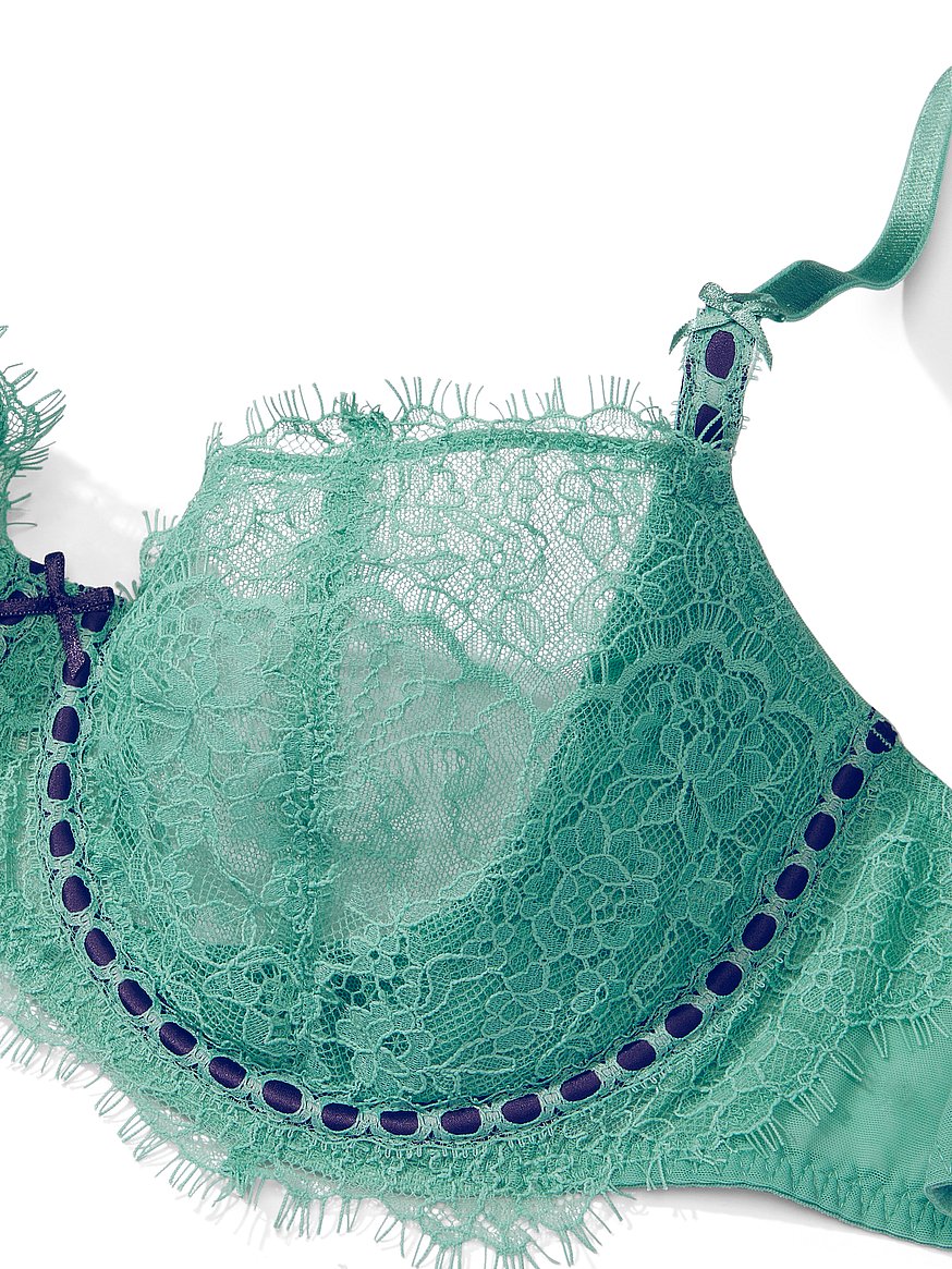 Buy Victoria's Secret Sage Dust Green Lace Unlined Corset Bra Top from Next  Estonia