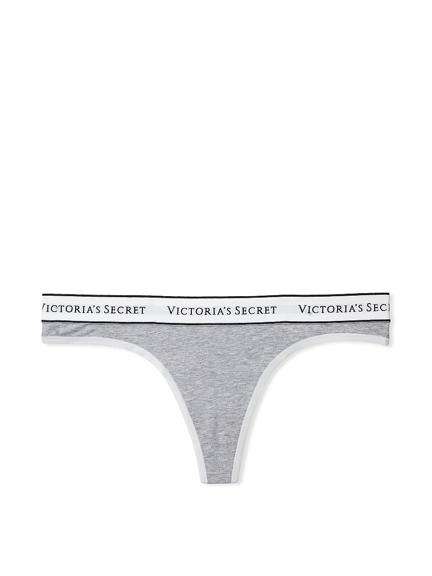 Victoria's Secret, Intimates & Sleepwear, Nwt Victorias Secret Cotton  Boyshort Panty Logo Waistband Heather Gray