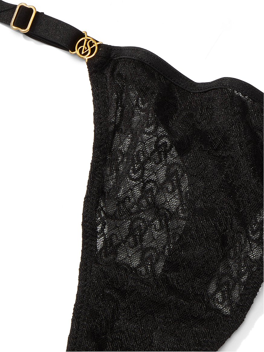 VICTORIAS SECRET VERY SEXY LUXE LINGERIE EMBROIDERED THONG PANTY XS S M L XL  XXL
