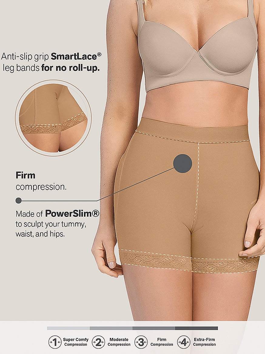 Curve short - 2 (high waist) hip/ butt pad with lace – Official BBL  Shapewear