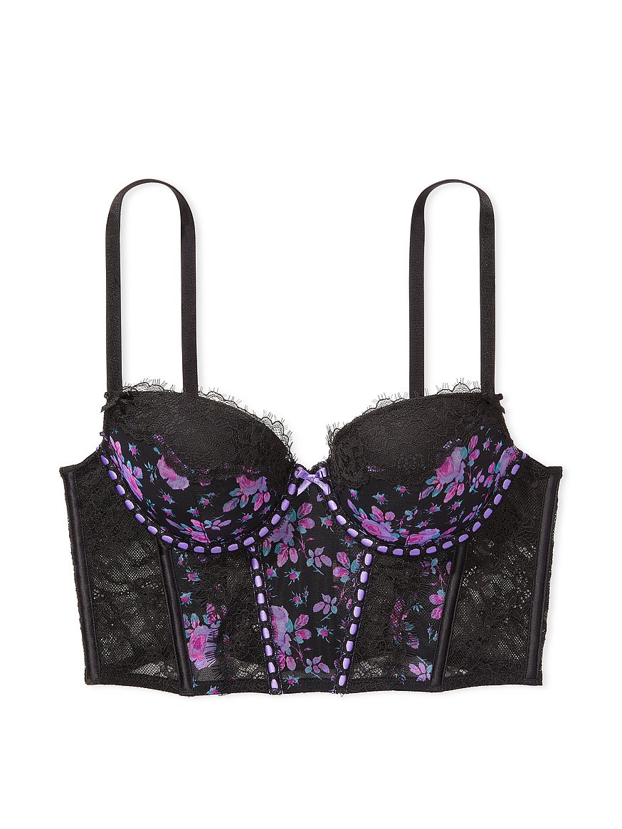 Buy Butterfly Embroidery Corset Top - Order Bras online 1121876200 - Victoria's  Secret US