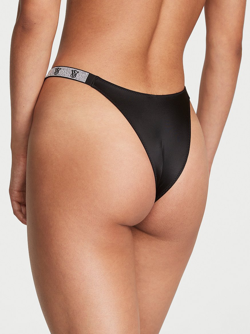 Buy Victoria's Secret Black Fishnet Brazilian Bikini Bottom from Next  Lithuania