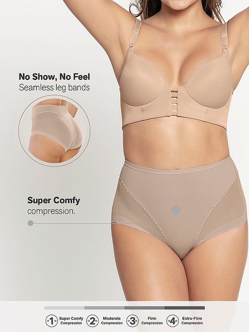Leonisa Seamless Moderate Tummy Control Shapewear for Women - Super Comfy  Body Shaper : : Clothing, Shoes & Accessories