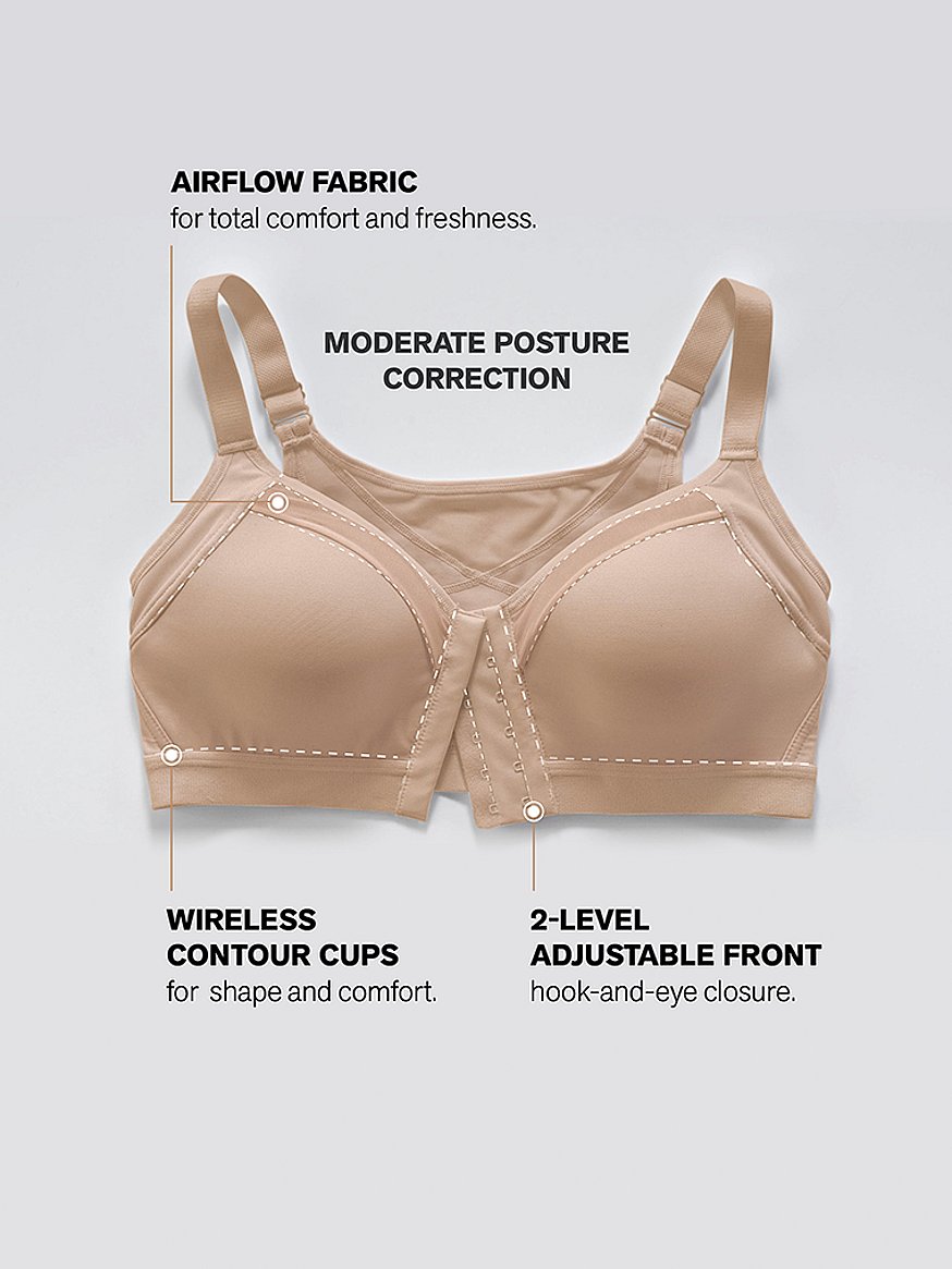 Braza Comfy Bra offers very comfortable and moderate support.