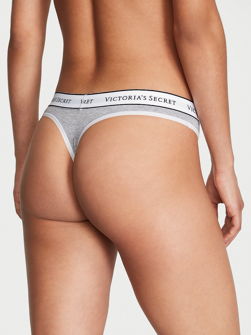 NWT Victoria's Secret PINK V-Cut Cotton Thong Panty