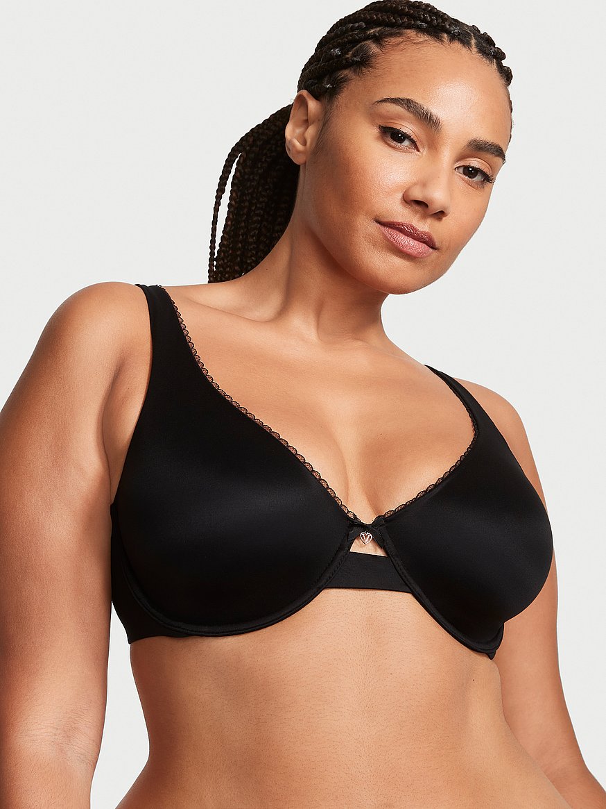 Buy Black Recycled Lace Full Cup Comfort Bra - 36B, Bras