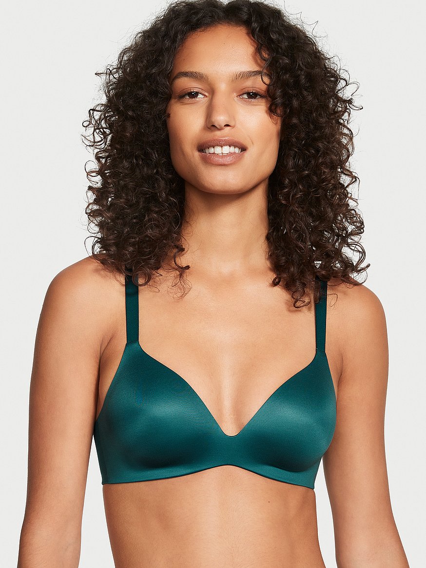 Victoria's Secret Incredible Plunge Bra Teal Size 36DD like new Blue - $38  - From Emily
