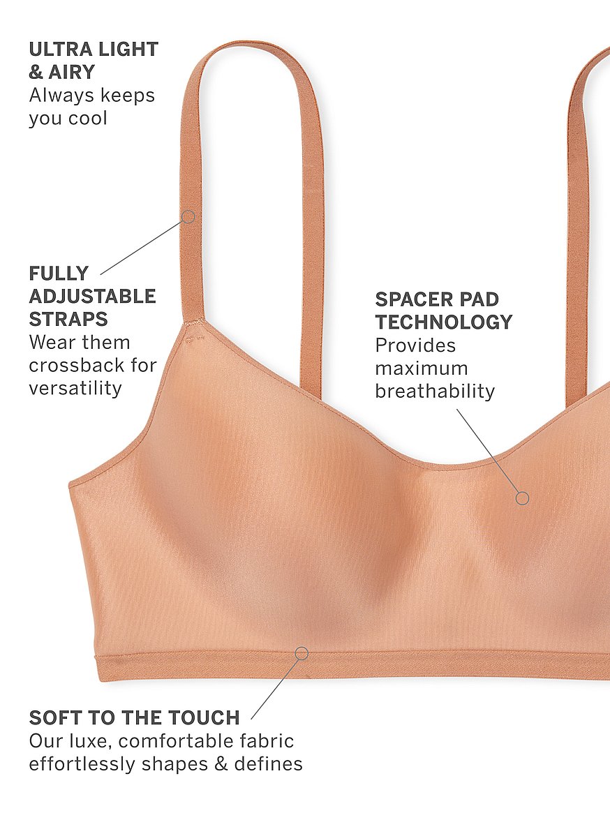 Victoria's Secret - Have you met the Victoria's Secret Bare Angelight Bra?  Soft and airy, this full-coverage silhouette has comfortable cups that  provide you with just the right amount of shape. Featuring