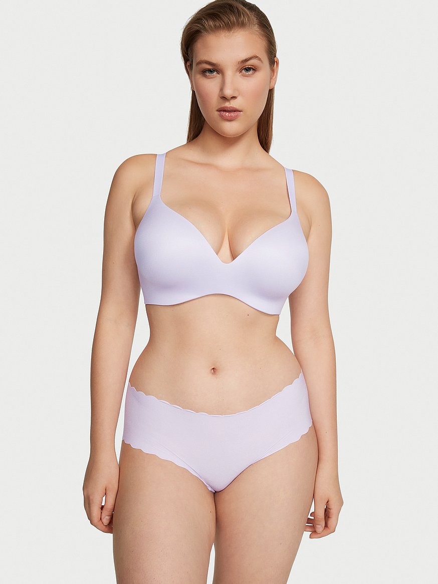 ISB111-Baby Pink-Buy Online Inner Sense Organic Cotton Low Impact Lounge bra  with removable pads