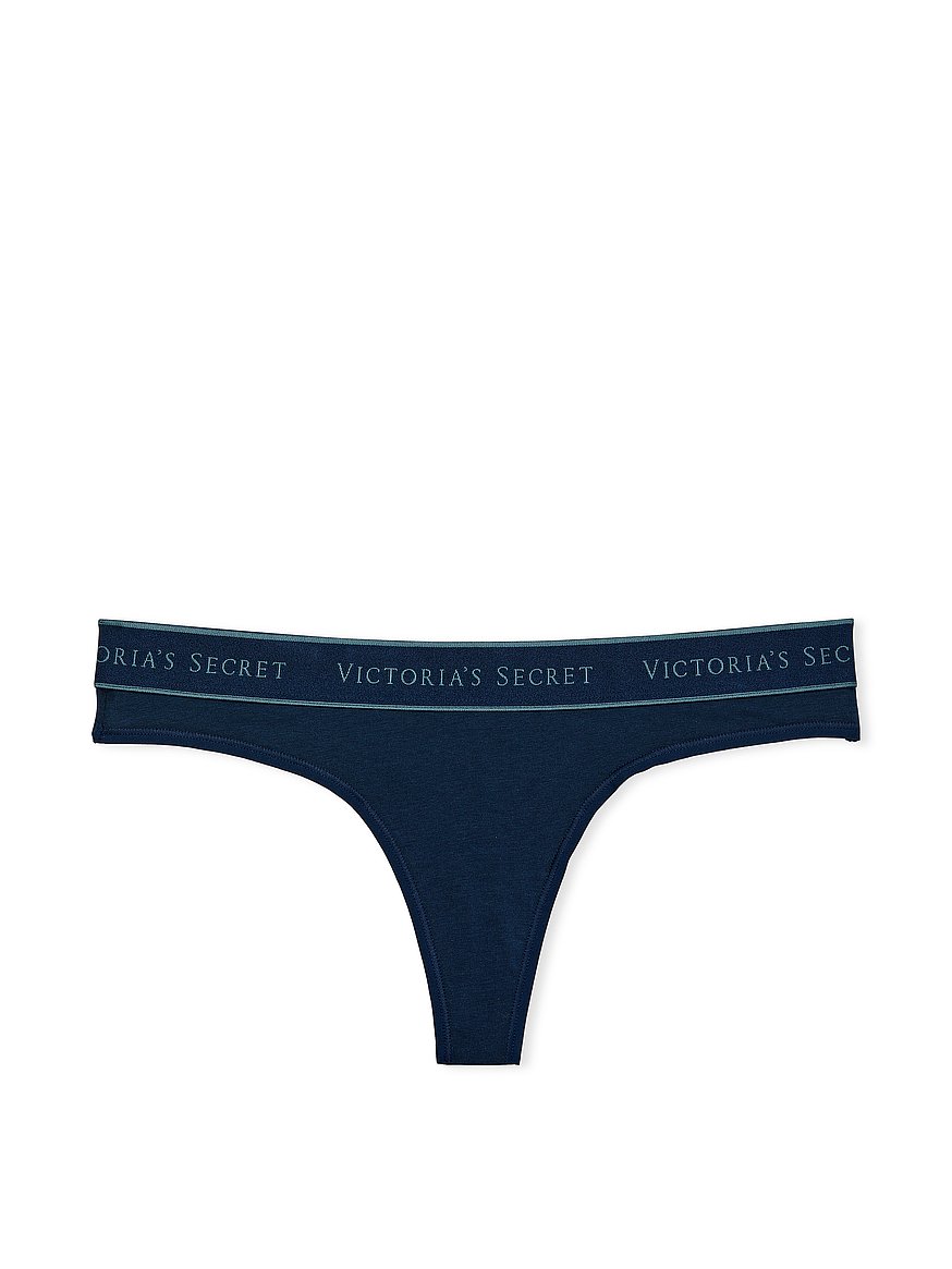 Victoria's Secret Thong Panties Seamless Stretch Logo Underwear Everyday Vs  New
